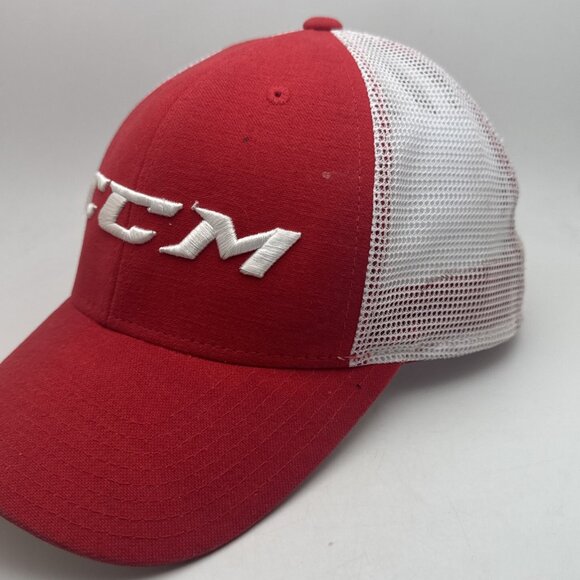 CCM Trucker Hat Cap Adjustable Snapback Adjustable Mesh OSFA - Picture 2 of 5